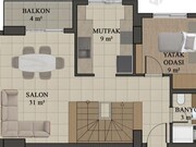 Продажа квартиры 1+1 13